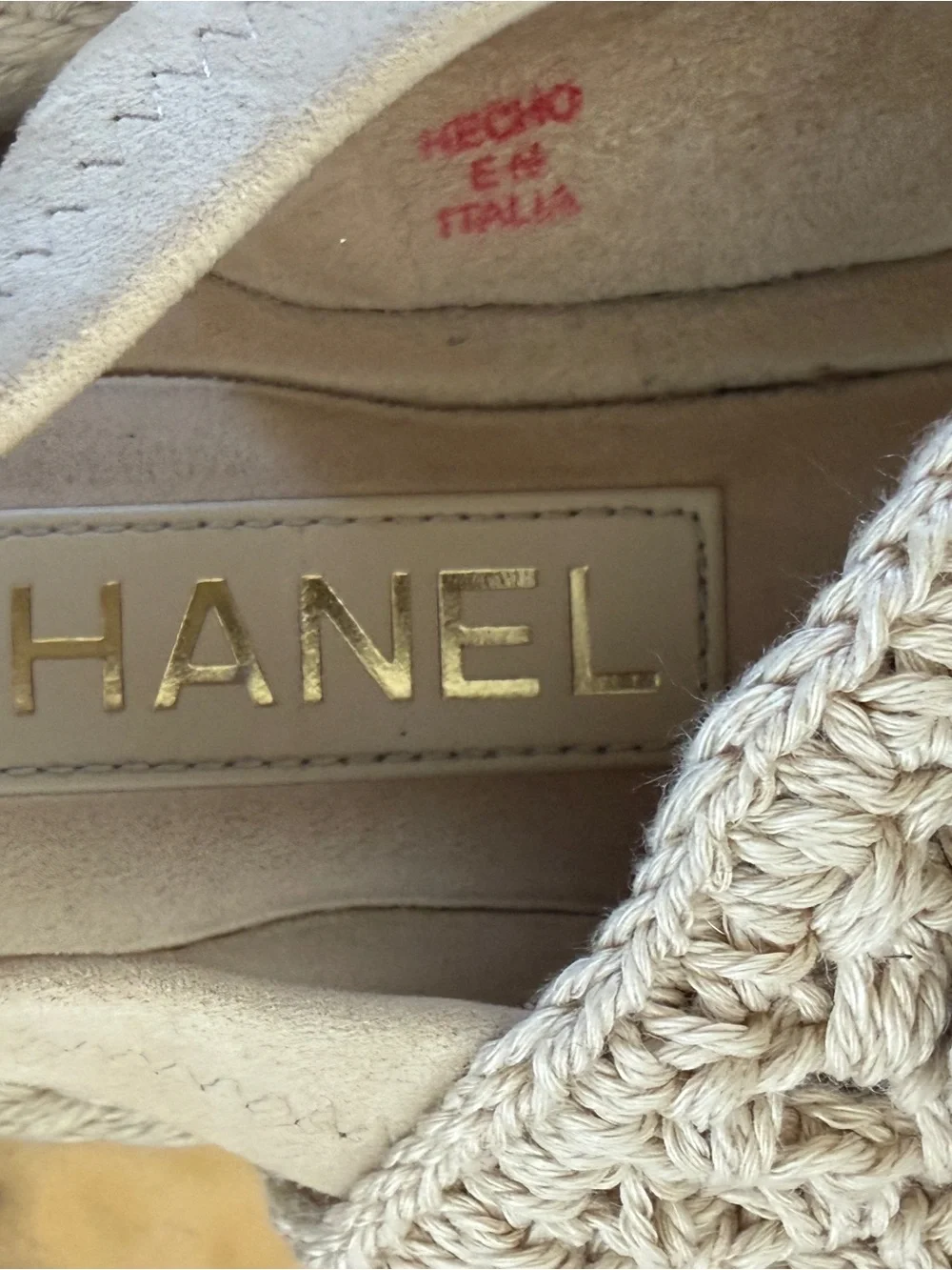 CHANEL SS25 l Crochet Dad Sandals l 38 l GHW